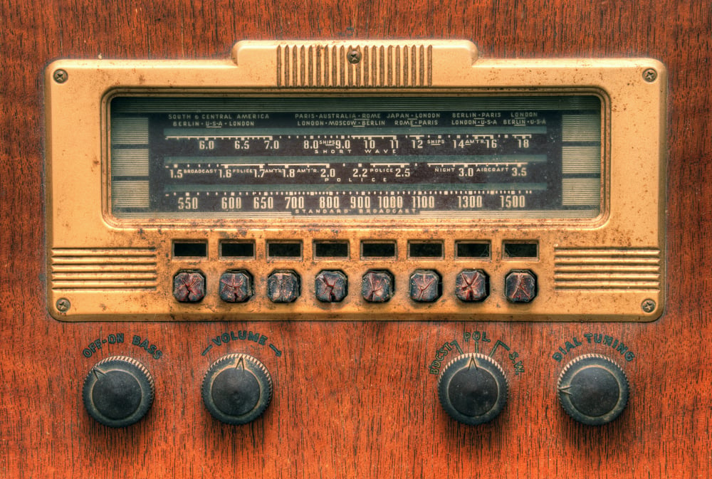 vintage antique radio dial-1